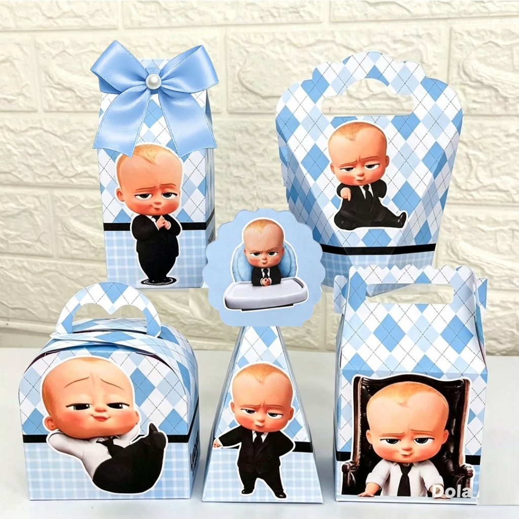 Kit Festa Infantil Poderoso Chefinho Caixinhas para Lembrancinhas Personalizadas