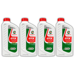 Kit 4 Óleo de Motor GTX 20W50 Mineral CASTROL