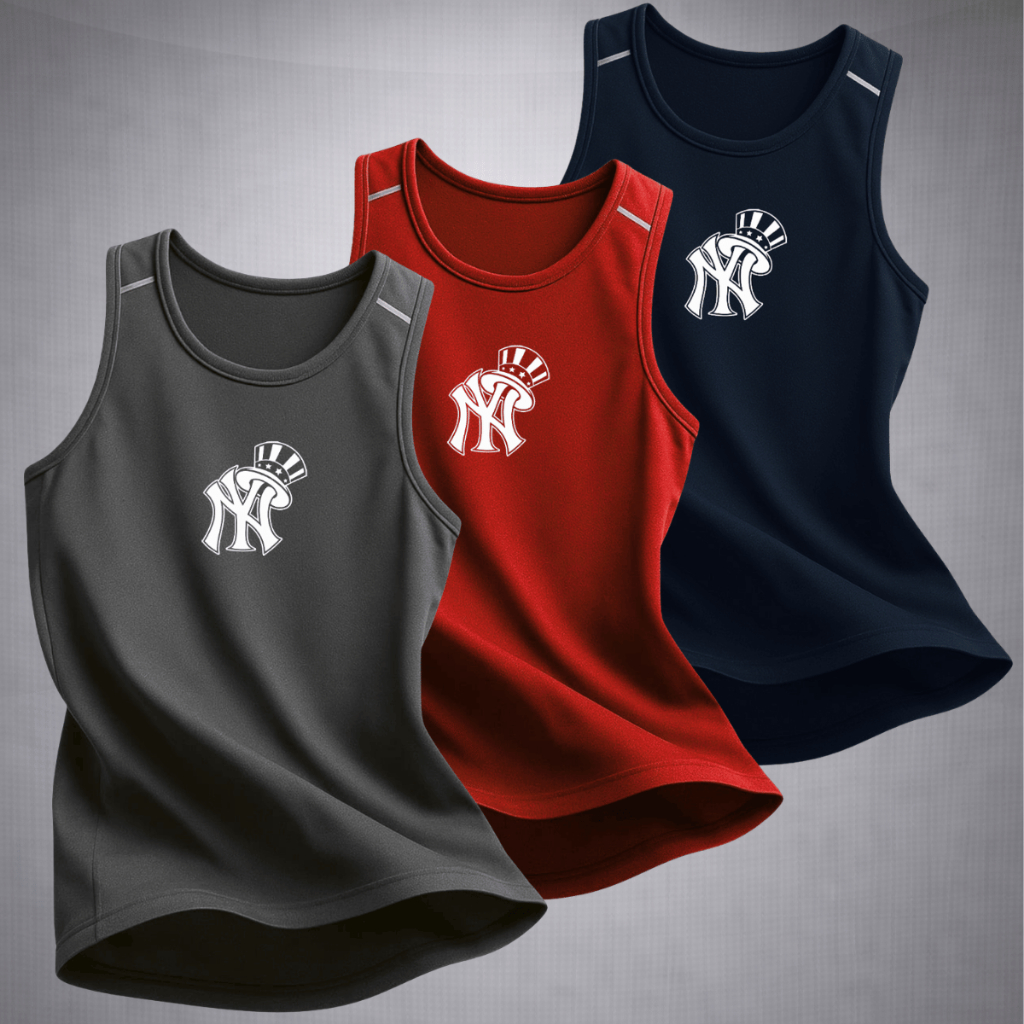 KIT 3 Camiseta Regatas Dry Fit Masculinas Sem Manga gym, treino, esportiva, academia,caminhada
