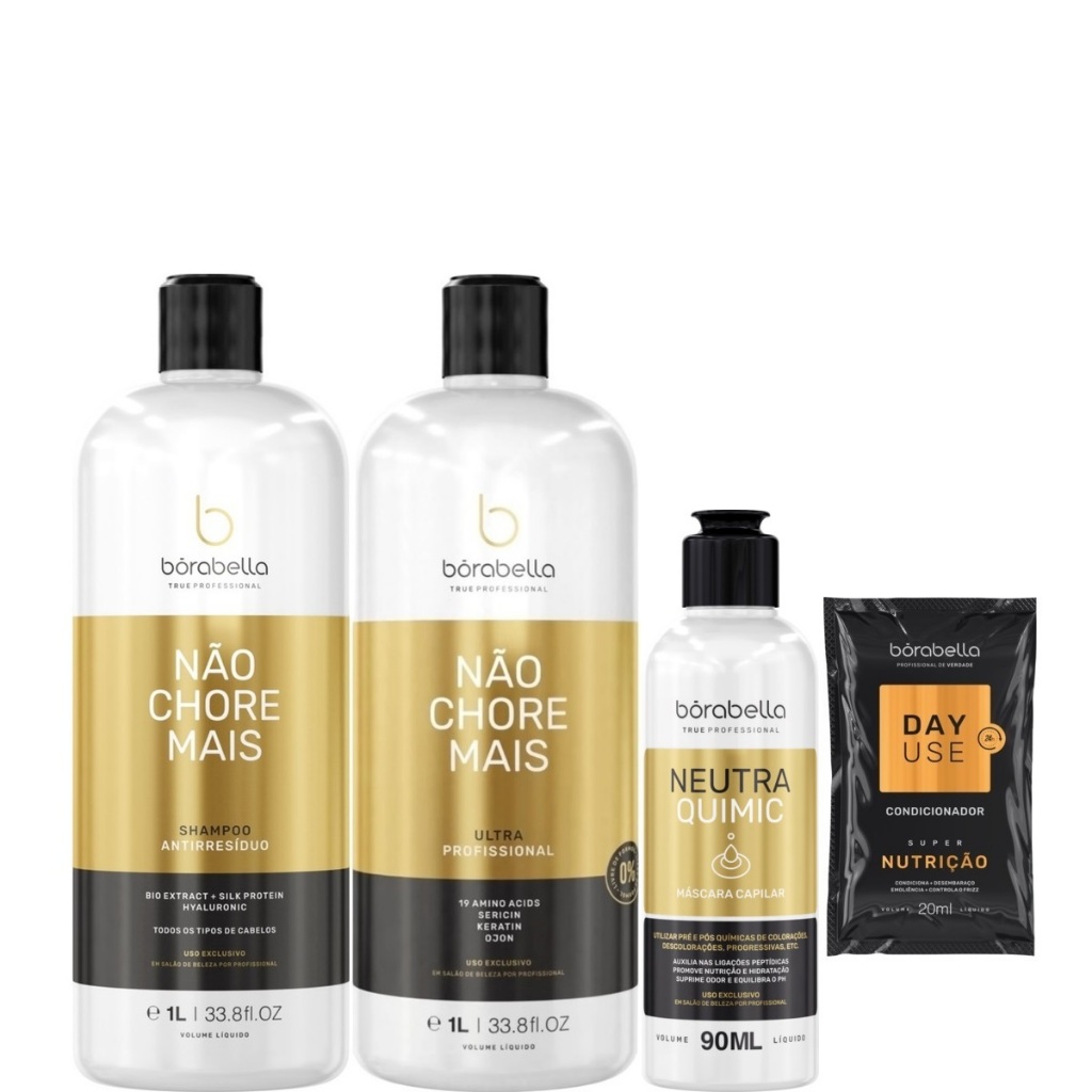 Borabella Kit Não Chore Mais 2x1 Litro + NeutraQuimic 90ml