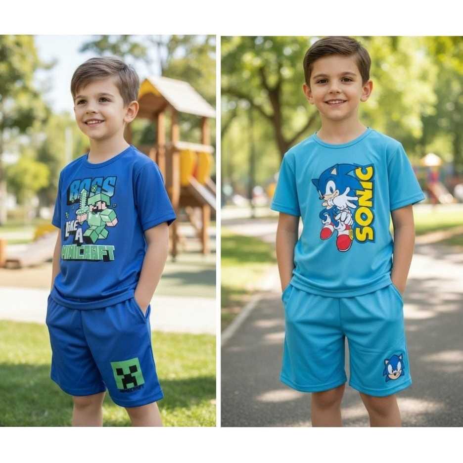 ✨ **KIT PROMOCIONAL INFANTIL – LEVE 2 LOOKS COMPLETOS POR R$ 89,00** 👕💖  Menino| Tamanhos 2 ao  8 anos