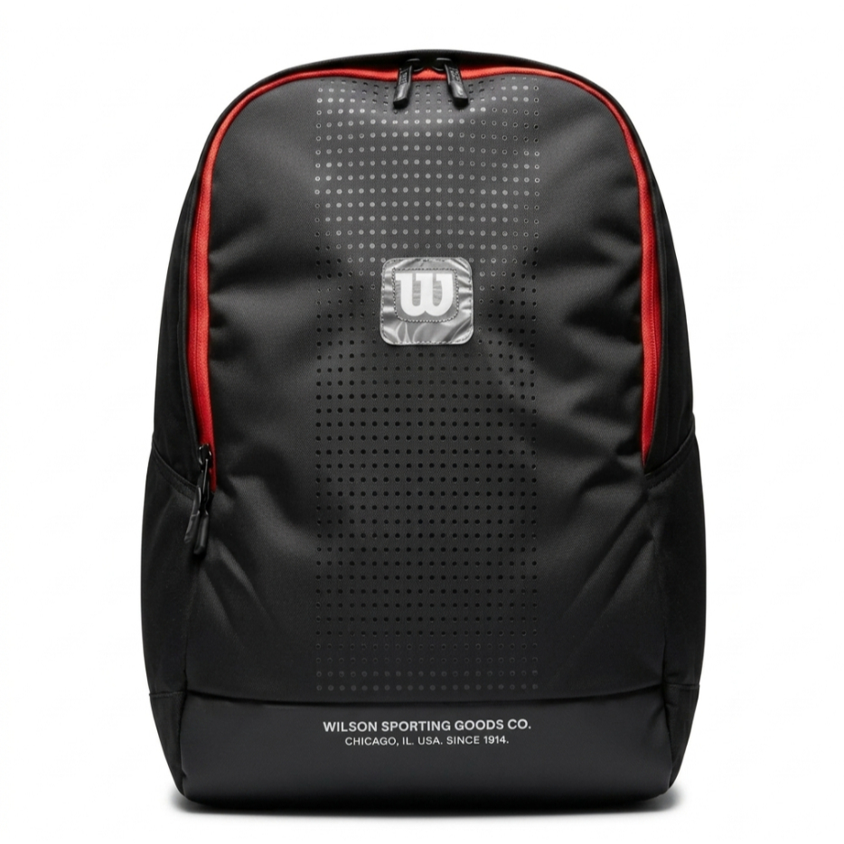 Mochila Wilson Casual Unissex Preta – Espaçosa, Reforçada e Ideal para Escola, Trabalho e Lazer