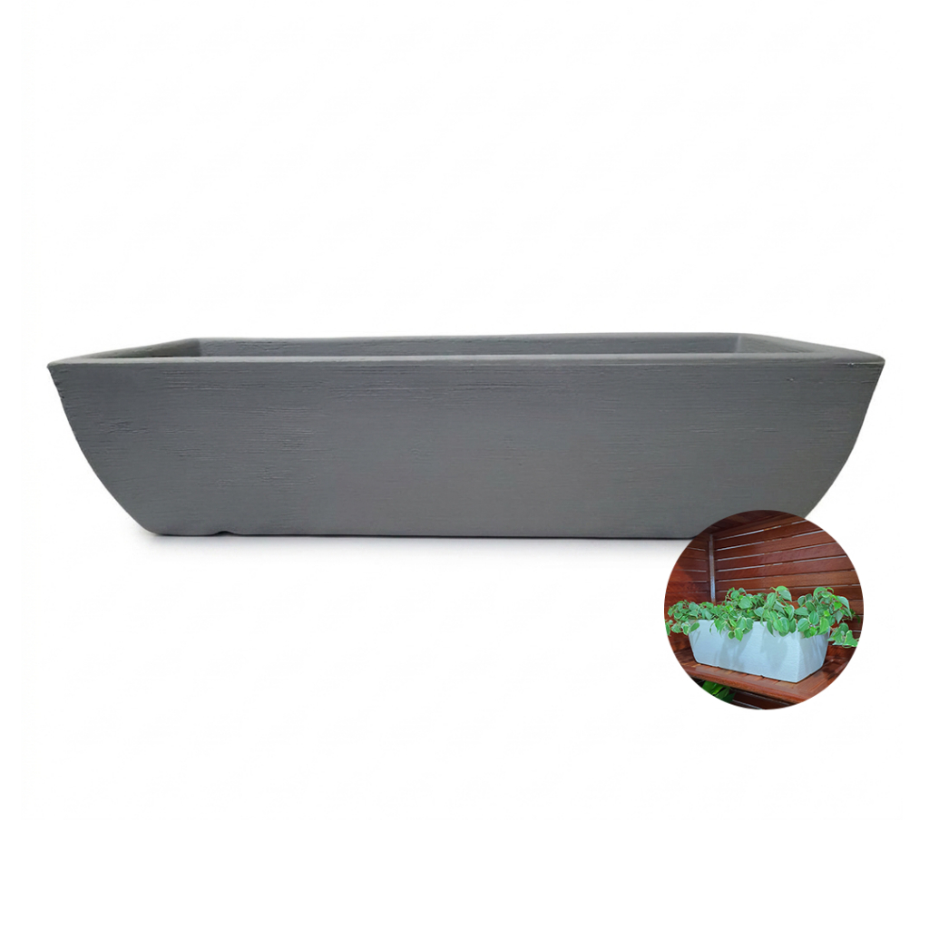 Jardineira Viena para Plantas 40x17cm Floreira Polietileno