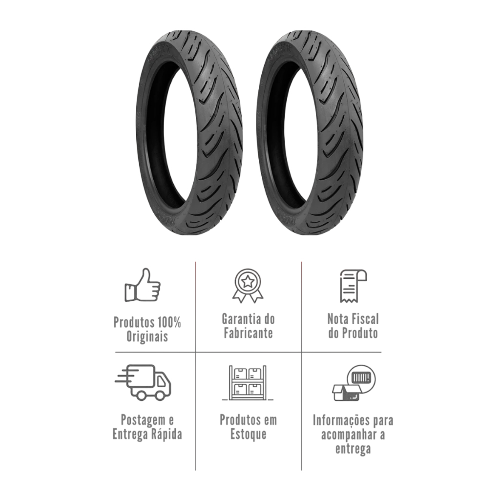 Pneu Moto Technic SPORT R 90-90-18 57P Traseiro USO COM CÂMARA Titan Fan Start 125 150 160 YBR Factor Fazer 125 150 Yes · foto 2