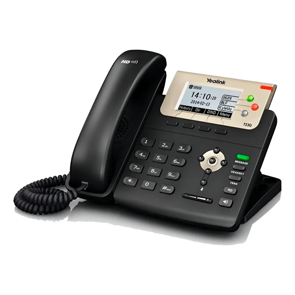 Telefone IP Yealink SIP-T23G SIP-27G SIP-T19P E2 com Tela LCD