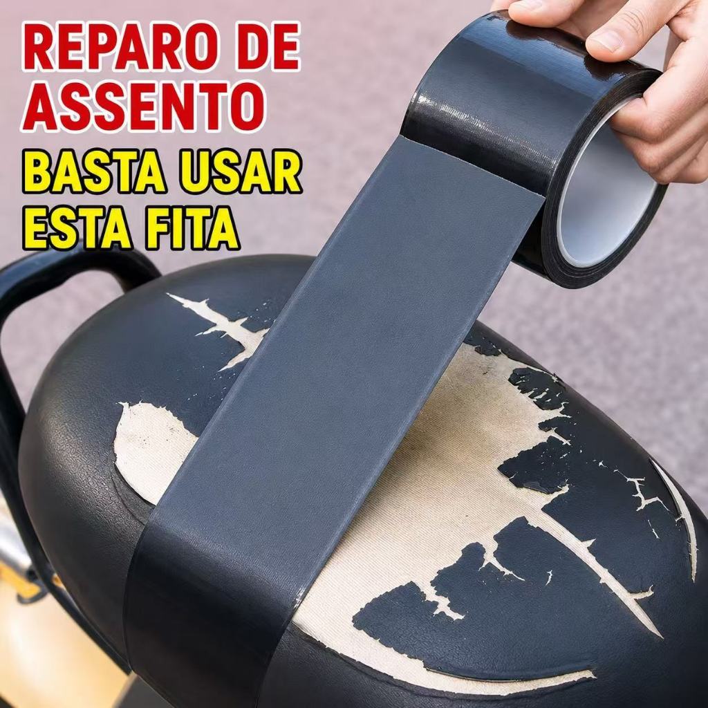Kit De Reparo De Couro Fita Adesiva Preta Para Móveis , Sofás , Assentos De Carros