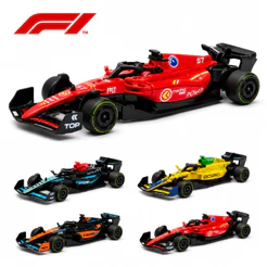 F1 Miniatura Carro Fórmula 1 Metal 1:32 Fricção Realista Colecionável Presente Automobilismo