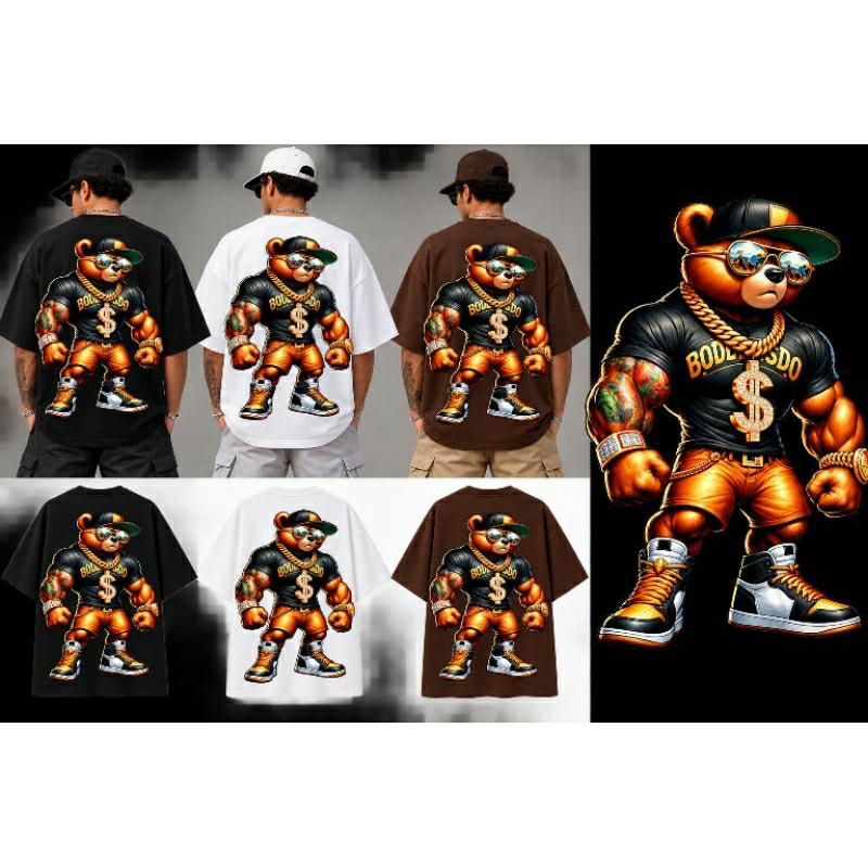 Camiseta oversized estampa em 3D alta Qualidade , adequada para esportes e lazer