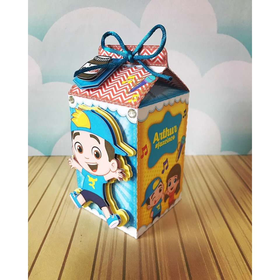 Kit Caixinha Milk Personalizada ( Fazemos TODOS os Temas ) Festa Infantil / Lembrancinha Aniversario Papel Offset 180g