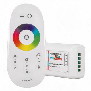 Controlador RGB Controle sem fio Led Touch Rf 2.4g P Fita Led Piscina Decoração