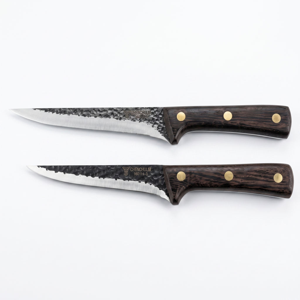 Faca De Chef Açougueiro Inox Martelado Full Tang (29cm ou 31cm) — imagem 2 de 2