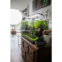 Substrato Fértil Aerado Para Aquário Plantado Vasos e Plantas de Apartamento Concentrado Não é Granulado