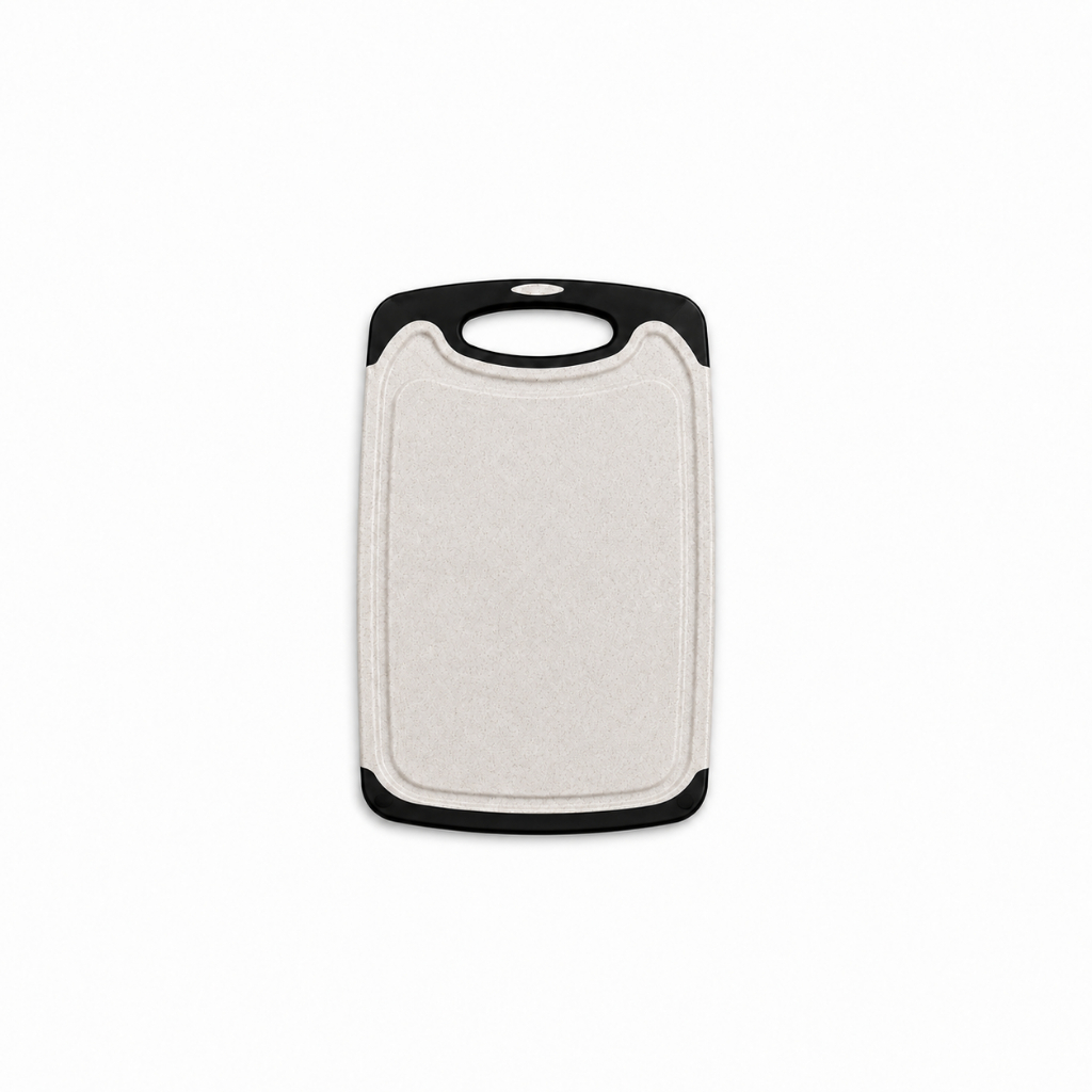 Tábua Corte Cozinha Antiderrapante Dupla Face Canaleta Carne Churrasco Legumes 25x15cm