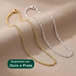 Zemora Pulseira Feminina de Malha Trançada Banhada a Ouro ou Prata