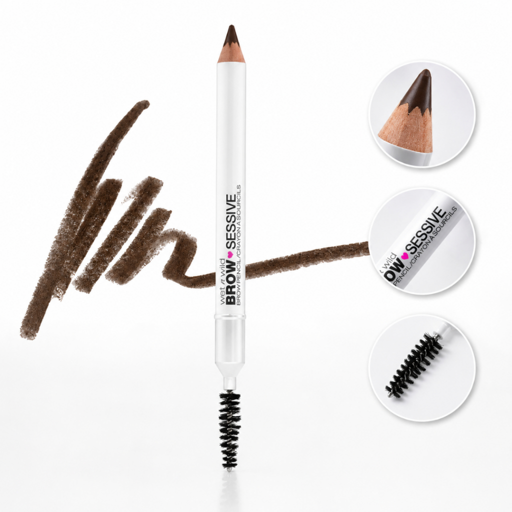 Lápis Delineador de Sobrancelhas Com Escova Wet n Wild - Brow-Sessive Brow Pencil