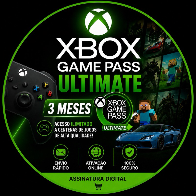 Assinatura Game Pass Ultimate de 3 meses