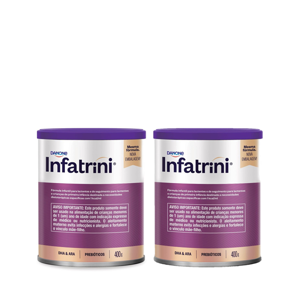 Kit 2 Fórmula infantil Infatrini 400g