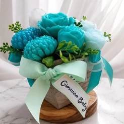 Bouquet de flores de sabonetes