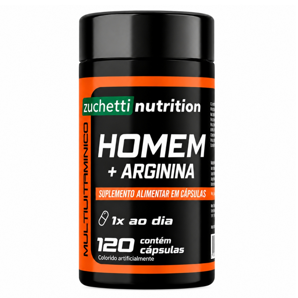 Multivitaminico Homem 120 Capsulas 540mg Polivitaminico a z Homem zuchetti nutrition