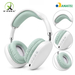 Fone De Ouvido X-cell Premium Headset Bluetooth 5.3 Sem Fio c/ Microfone
