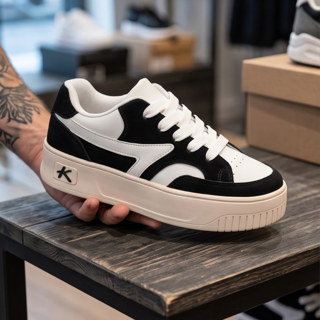 Tênis Feminino Confortavel Acolchoado Casual Na Moda Adulto Tenil