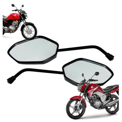Par Retrovisor Titan Fan  Start 160 CG Today 125 150 160 Rosca Honda