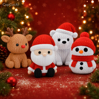 Combo Natal - bichinhos 3D / Decoraçao e Presente