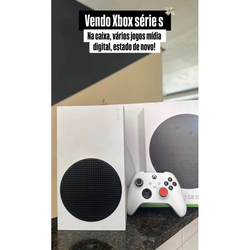 Xbox Series S 512GB usado, em ótimo estado e funcionando perfeitamente.  ✅ Console Xbox Series S 512GB ✅ Controle X