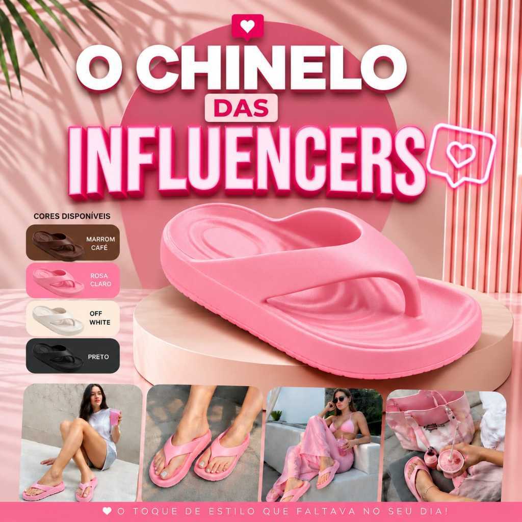 Chinelo Feminino EVA Nuvem Tamanco Plataforma Confortável Macio Antiderrapante Leve Amortecimento Ergonômico