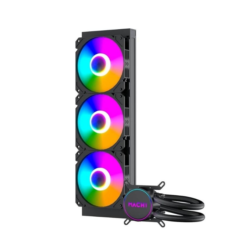 Water Cooler Refrigeração Líquida Galax MACH1 Logic - 360mm, RGB, AMD e Intel - GK360