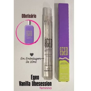 Perfume De Bolsa Egeo Vanilla Ubesession Desodorante Colônia 10ml O Boticário