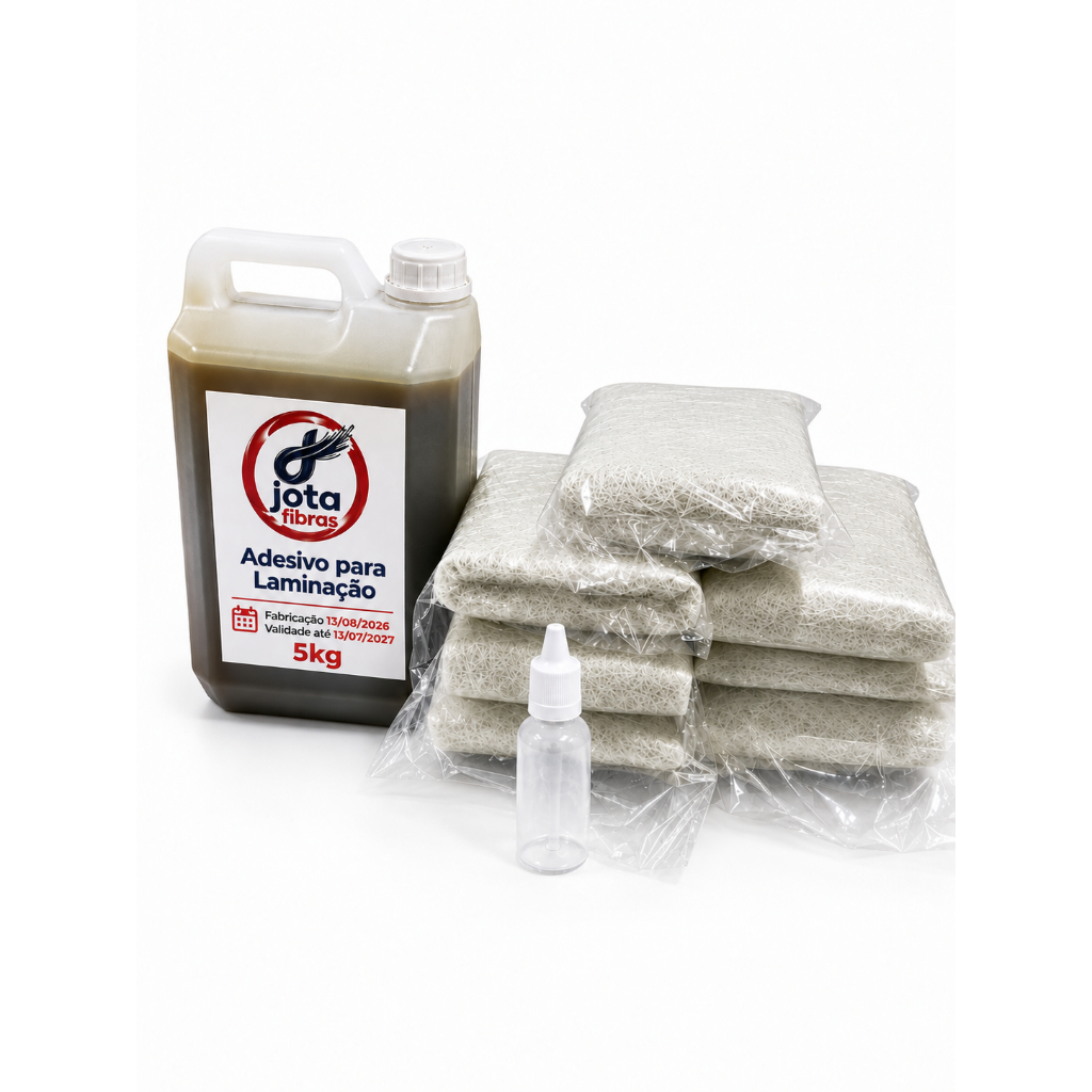 Kit Reparo Manta Fibra de Vidro 5kg + Adesivo 5kg