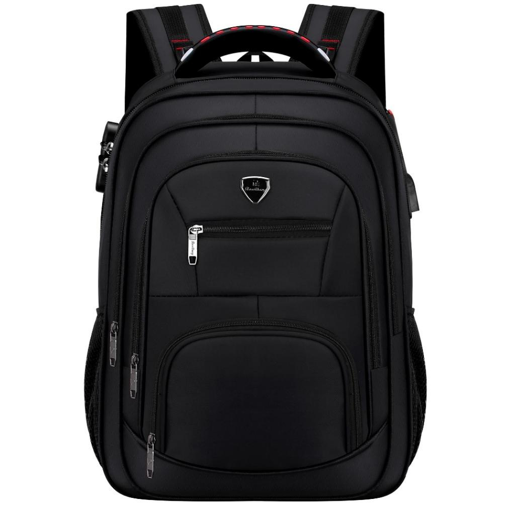 Imagem Mochila Grande Unissex Antifurto com Cadeado Impermeável para Notebook 15.6 Viagem Trabalho
