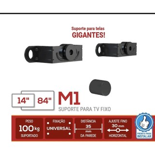 Suporte Fixo Multivisão M1-PR para TV