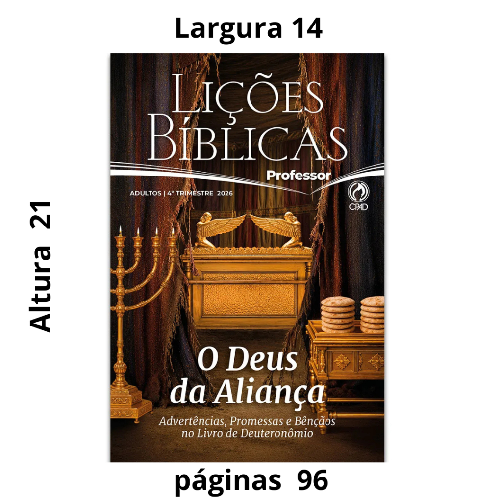 Revista Lições Bíblica Adulto Professor 4º Trimestre 2026 · foto 2