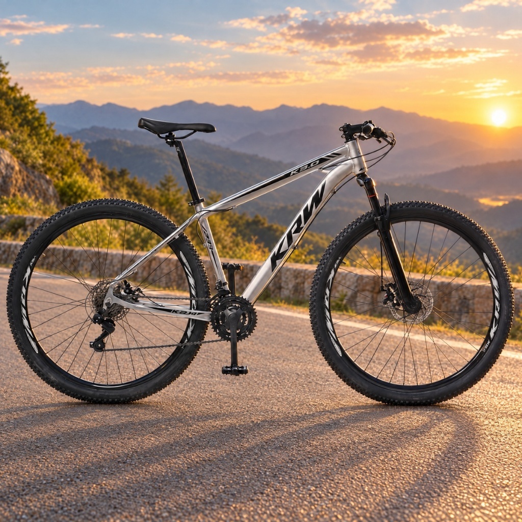 Bicicleta Aro 29 KRW Alumínio Shimano TZ 21 Vel Freio a Disco Ltx S21