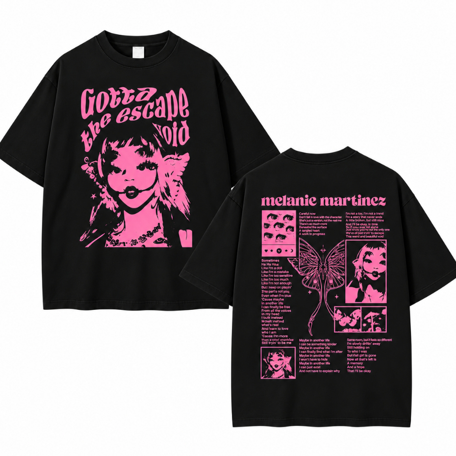 Camiseta Estampa Adulto/Infantil Lançamento Unissex Em Algodão Melanie Martinez, Gotta The Escape.