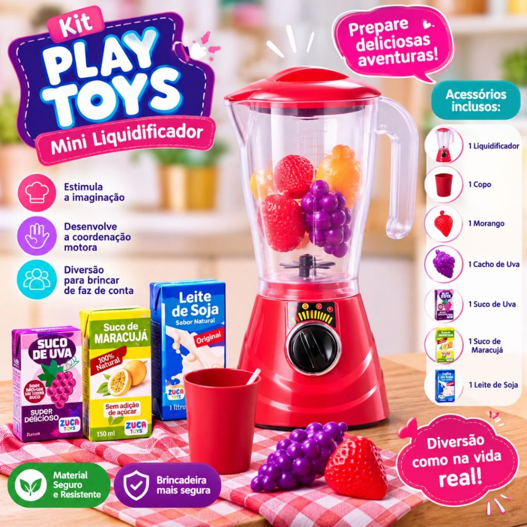 Brinquedos de Cozinha Panelinha Infantil Chef Confeitaria Crianças Casinha Brinquedo Dutoys