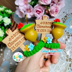 Enfeite de Chimarrão Cuia