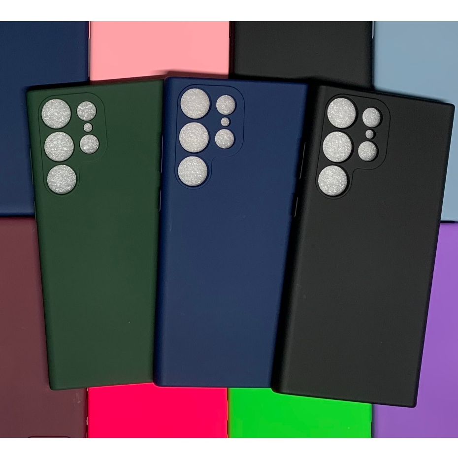 Capa Para Samsung Galaxy S21 Ultra / Capa + Pelicula cerâmica ou So 1 Capinha Aveludada Case