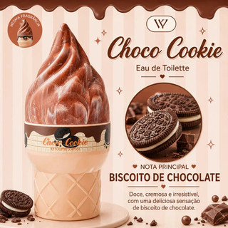 WY ICE CREAM Choco Cookie 100ml Perfume Gourmand Unissex Original Alta Fixação