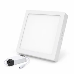 Luminária Painel Plafon LED 18W Quadrado Sobrepor Economia de Energia