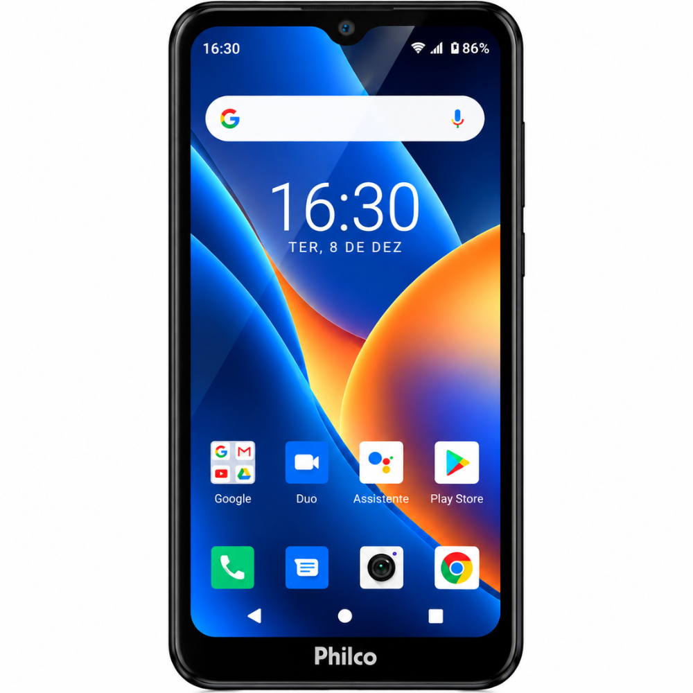 SMARTPHONE HIT P8 32GB 3GB RAM 6” HD+ 4G DUAL CHIP AZUL ESCURO