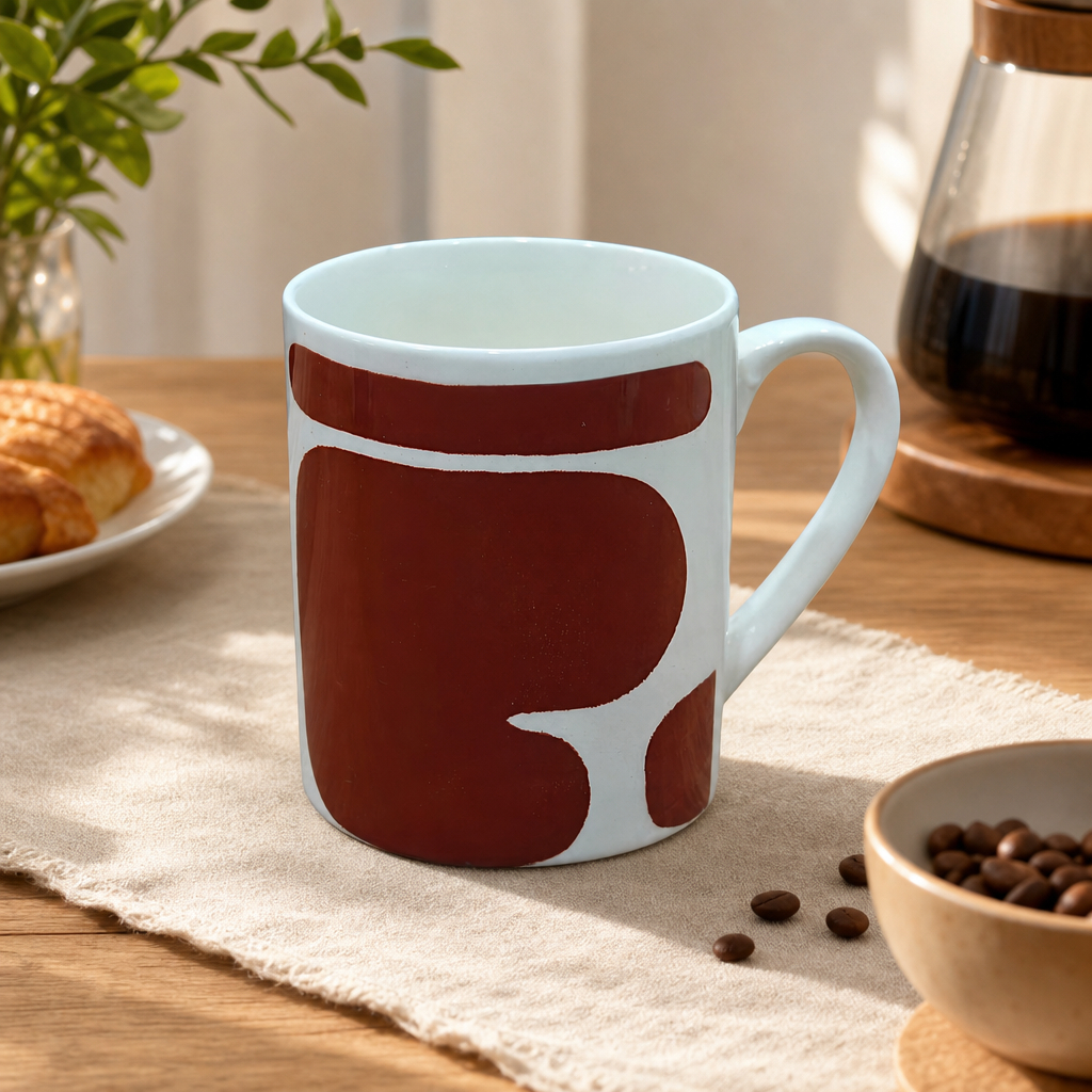 Caneca Organique Cerâmica Terracota 330ml -L Hermitage