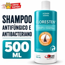 Cloresten Shampoo Antifúngico e Antibacteriano 500ml