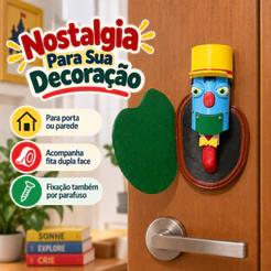 Porteiro Castelo Rá-tim-bum Colecionável Decorativo Nostalgia Tv Cultura Geek