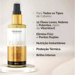 Bórabella Elixir 12 Óleos Reparador Protetor Finalizador