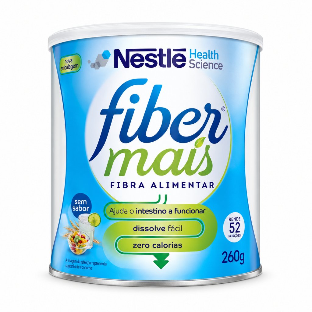 Fiber mais 260g Nestlé Suplemento de Fibra Alimentar