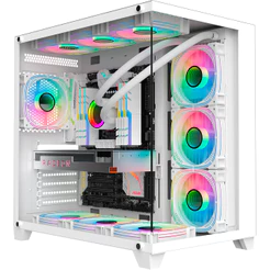 Gabinete Gamer Gaming Master Ghost Shark ATX CG-W2J1 Branco