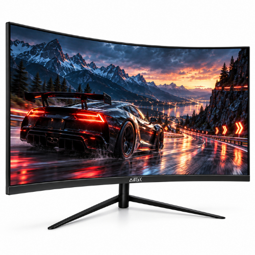 Monitor Gamer Curvo 27” Full HD 120Hz 1ms FreeSync G-Sync HDMI VGA Painel VA VESA Imersivo
